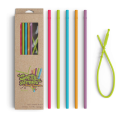 Long Length Replacement Silicone Reusable Straws