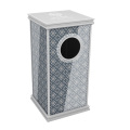 Tempered Glass Trash Bin for Lobby (YW0077)