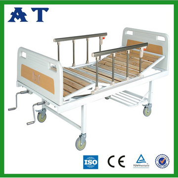 Two function Sickbed with wood surface