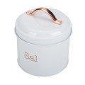 Set 3 White tea sugar coffee canister