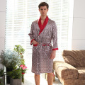 Herren Sommer luxuriöser Kimono Soft Satin Robe