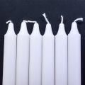 100% white stick household lighting candle