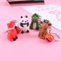 2D 3D cartoon rubber keyring custom shaped-soft-pvc-keychain