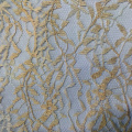 Leaves Pattern Garment Polyester Lace Fabric