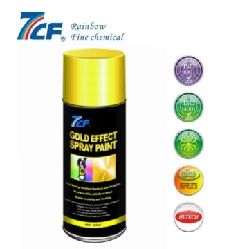 brilhante tinta spray dourada