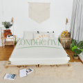 Queen size grounded sheet silver cotton bed sheet