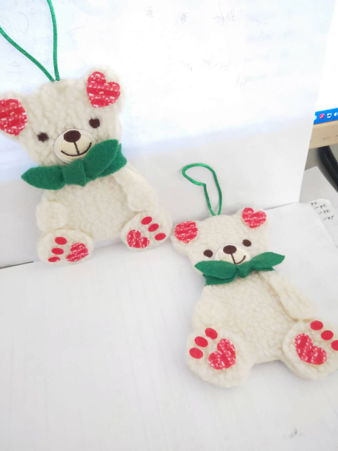 Cute Plush Bear Pendant