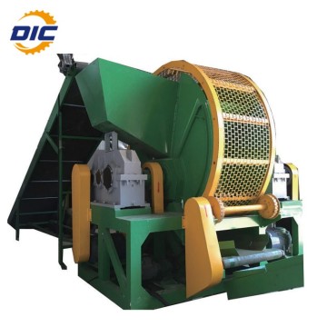 Recycling waste car tyre shredder machinery