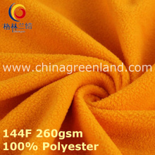 Polyester Knitted Polar Fleece Fabric for Textile Clothes (GLLML392)