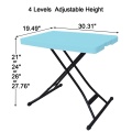 Tables de pliage en plastique de vente chaude Vente en gros