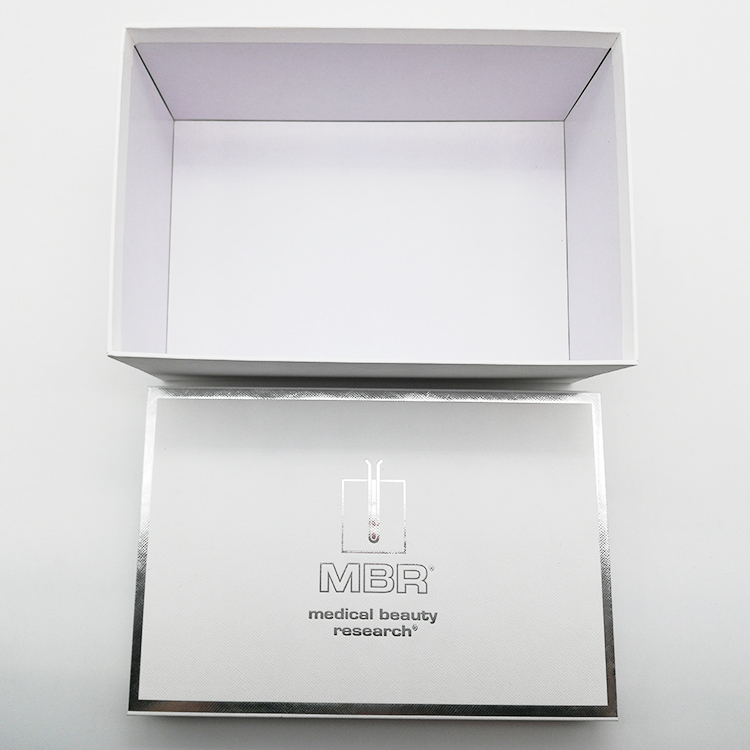 Silver Stamping Square Cosmetic Box