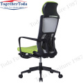 Executive high back mesh office chair with headrest