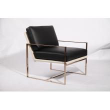 golden finished stainless steel angles chair
