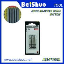High Power&New Design 5PC Bit Set with Blister Card