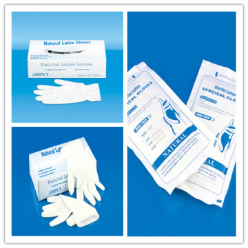 Medical Disposable Latex Surgical Glove with CE, ISO, GMP, SGS, TUV