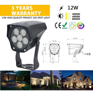 Projecteur LED étanche 12W