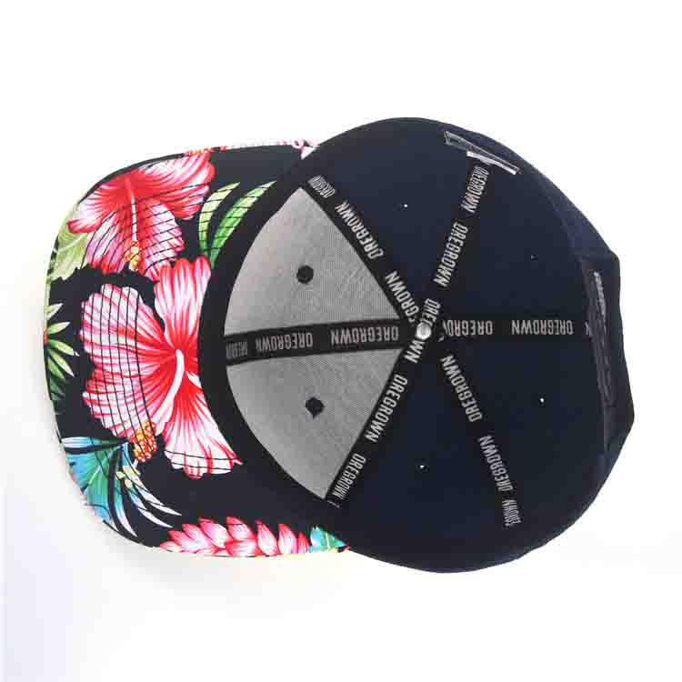 Hotsale Sublimation Printed Flat Floral Brim Custom 4