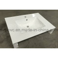 Sanitary Ware One Piece Thin Edge Wash Basin com Cupc