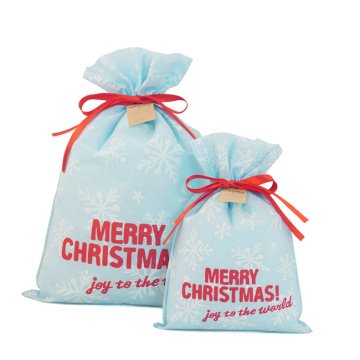 Blue Non Woven Christmas Gift Storage Bag