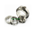 304 Stainless Steel V Band Clamps for Sanitary Ferrule with Flanges