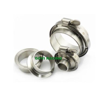 304 Stainless Steel V Band Clamps for Sanitary Ferrule with Flanges