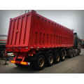 4 axles 45m3  dump truck trailer