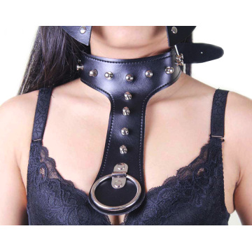 Spiky Sexo Cuello Anillo Ajustable Cuello Collar Sm Collar con Remache Adultos Sm Juguetes Fetiche Sexo Juguete