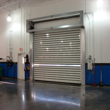 Aluminum spiral fast shutter door