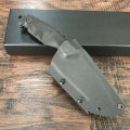 Couteau de chasse tactique Titanium Tanto avec étui Kydex