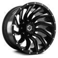 Black 4x4 rims off road truck wheels