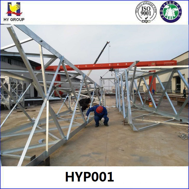 Hot dip Galvanizing Angle Steel Transmission Tower