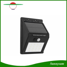 16 LED Triangle Solar Powered Sensor de mouvement Light Outdoor Solar Sensor Wall Light