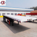 3 Axles Container Flatbed Semi Trailer