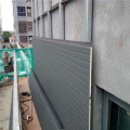 Metal insulated outdoor brick wall paneling