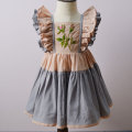 Dollcake hand Embroidered cotton linen dress for Spring