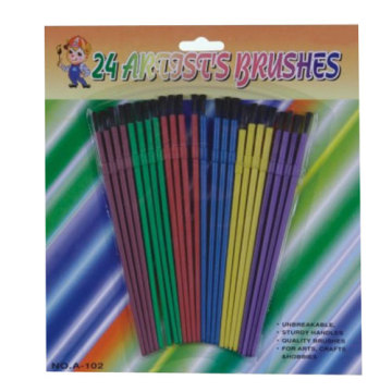 colourful plastic artist brush