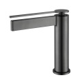 Best Selling Modern Brass Matte Black Hot And Cold Bathroom Basin Sink Faucet Waterfall