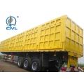 80ton 3 alxes side dump semi trailer