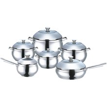 Ustensiles de cuisine en acier inoxydable 12 PCS