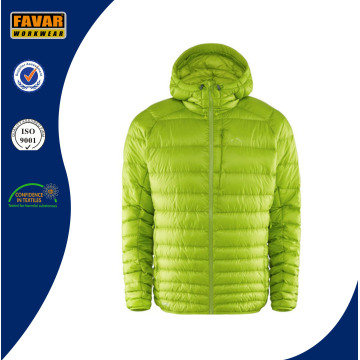 Unisex-leichte Nylon-Shell-Dack-Daunenjacke mit Wärmerhaube