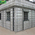 Molde dos painéis de muro de cimento para a construção de casas