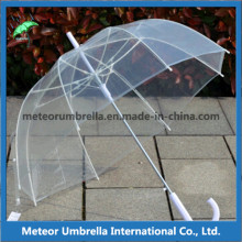 Straight Auto Open Transparente burbuja Promtion regalo paraguas