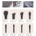 high quality silver handle makeup brushes set