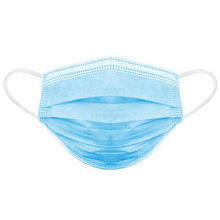 Masque médical non tissé jetable à 3 plis