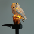 Lampes de hibou solaire en résine