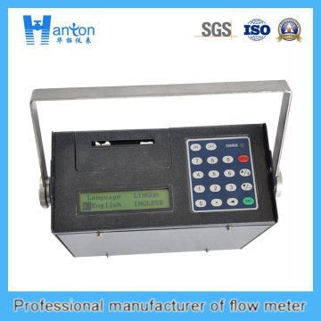 Black Protable Ultrasonic Flow Meter