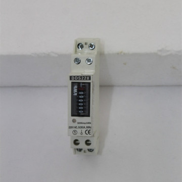 Monofásico Painel de trilho DIN Montado Watt-Hour Meter
