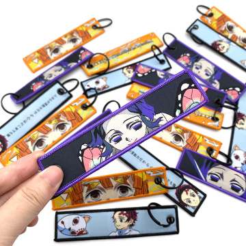 Design Fabric Anime Key Titular Chavestos de tecido personalizados