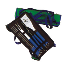 7pcs bbq tools accessories with flower shape spatula