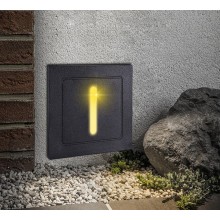 Aplique de pared led para exteriores con luz de esquina 3W